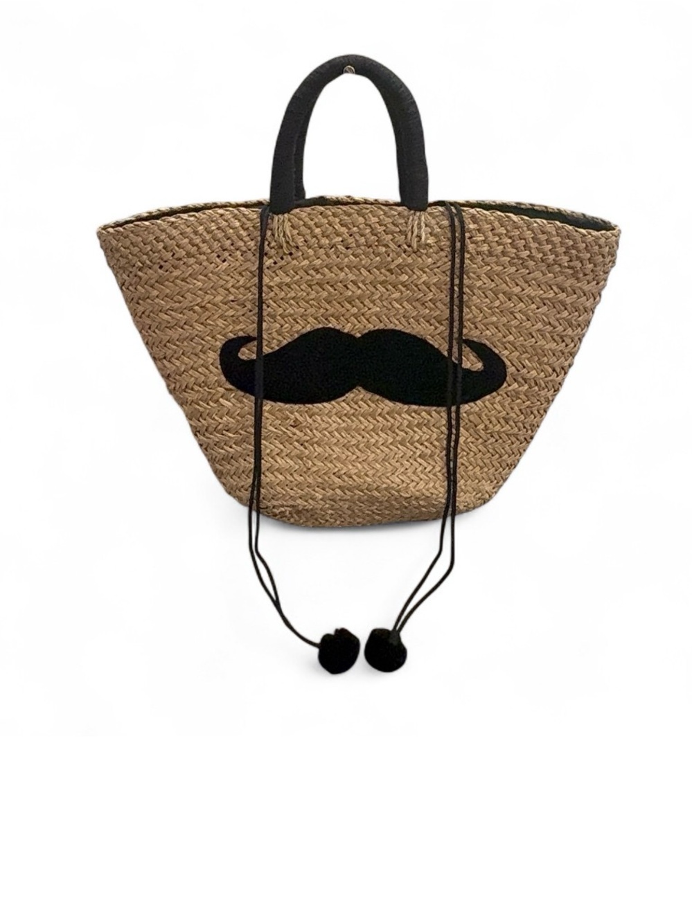 Straw beach tote